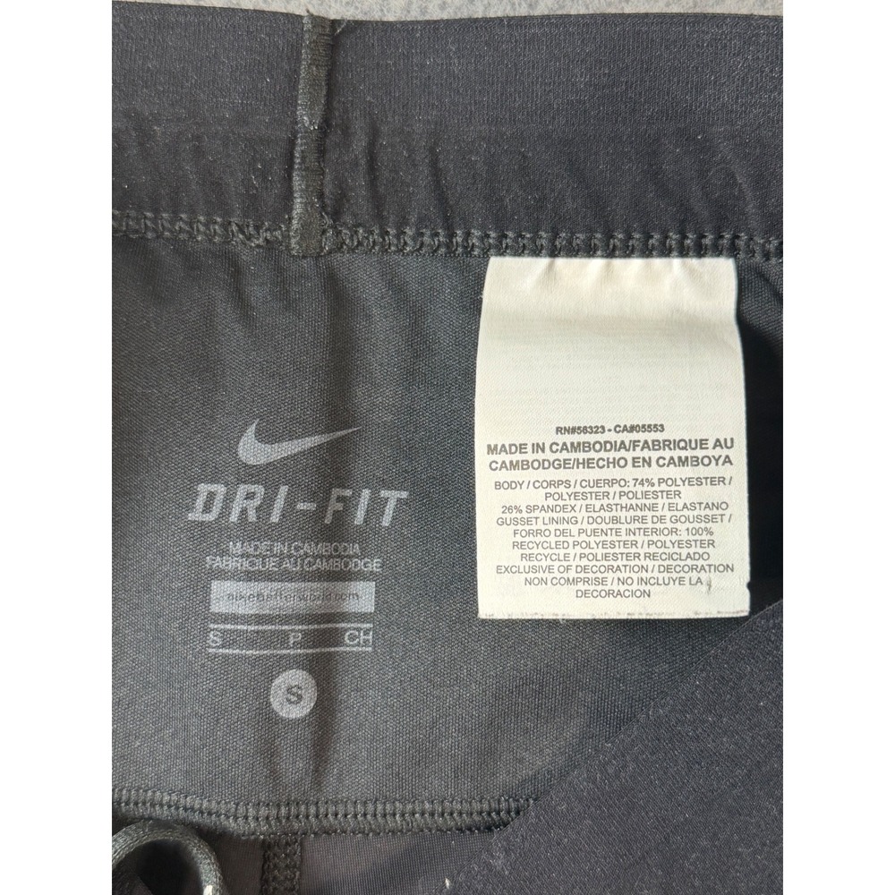 Nike Running Tights Women Small Black Compression Power Speed Dri-FIT 719784-025 - Picture 3 of 7